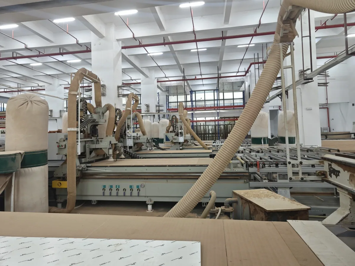 COZI CNC cabinet production line and factory preparation