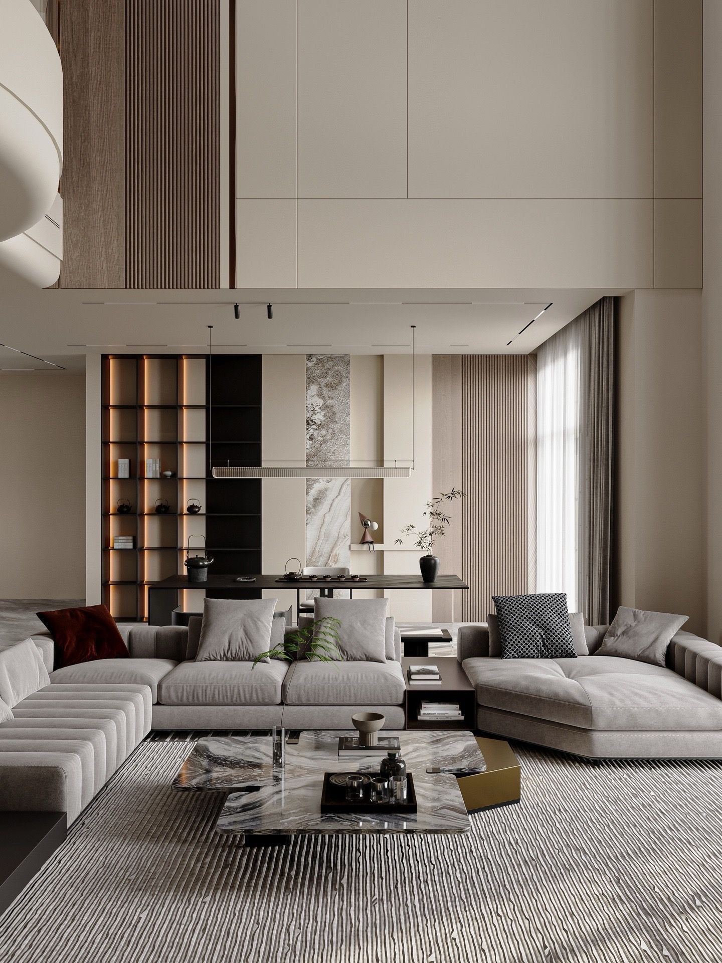 Italian Luxury Double-Volume Villa Design in Guangzhou | 400 sqm Residence - 18