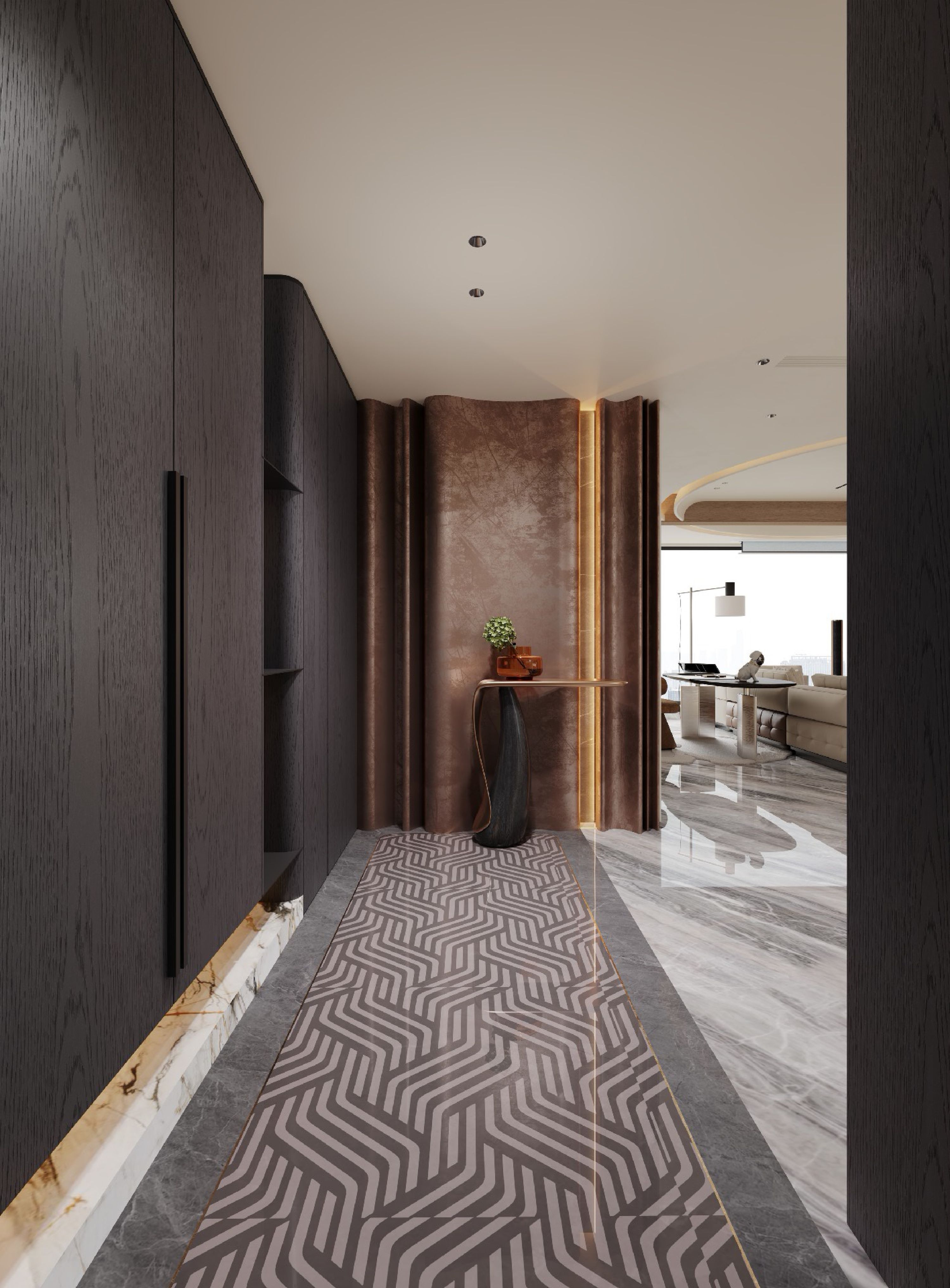 Light Luxury Apartment Design in Malaysia | Spacious Modern Living - 24