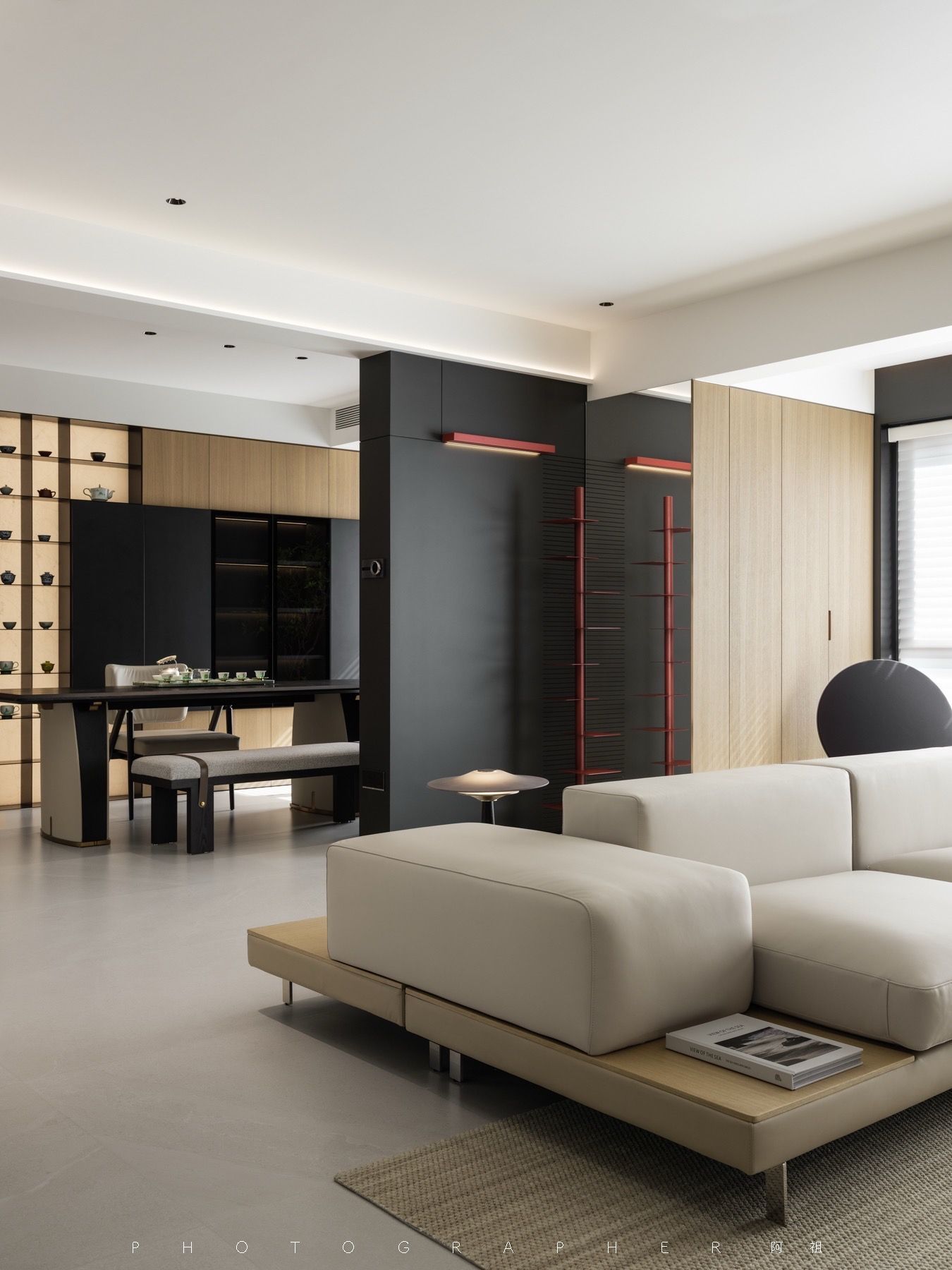 Pure Horizon: 250㎡ Contemporary Minimalist Flat - 17