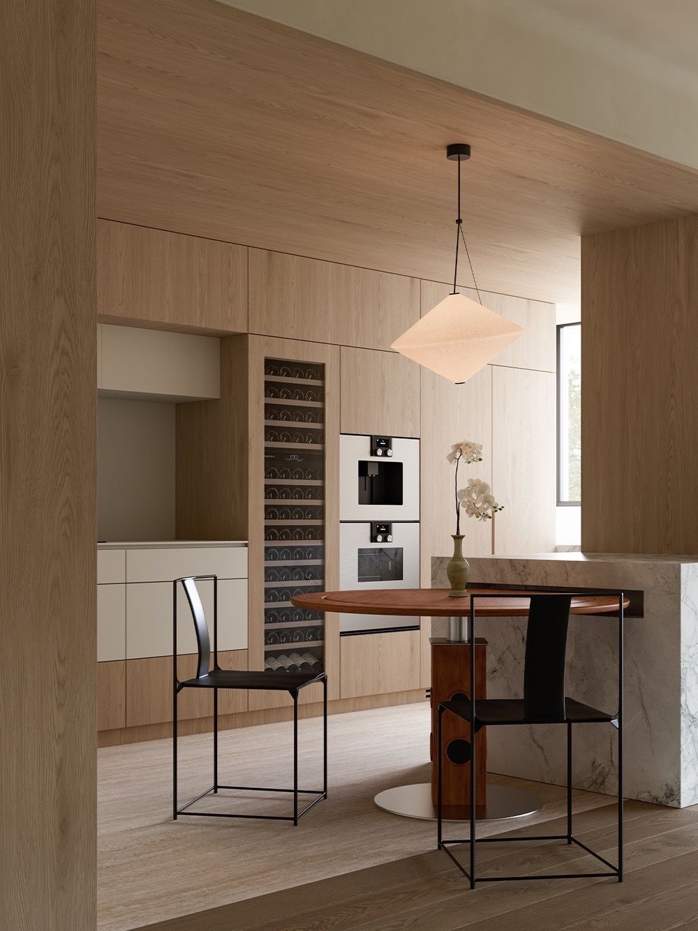 Warm Wood Minimalist Apartment Design | Natural Style Flat Interior - 18