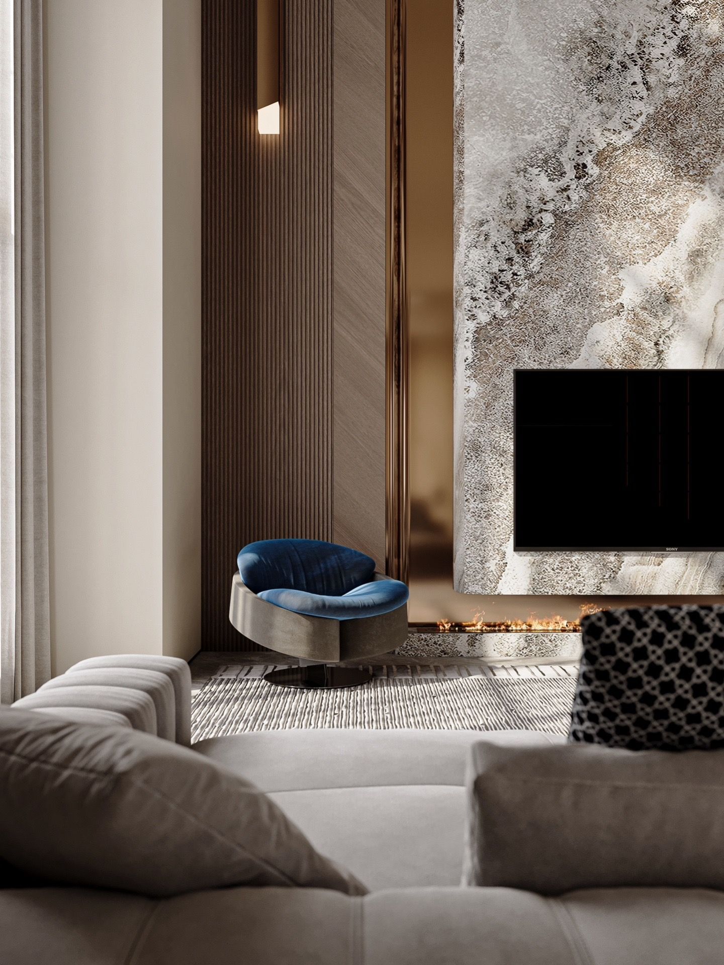 Italian Luxury Double-Volume Villa Design in Guangzhou | 400 sqm Residence - 9