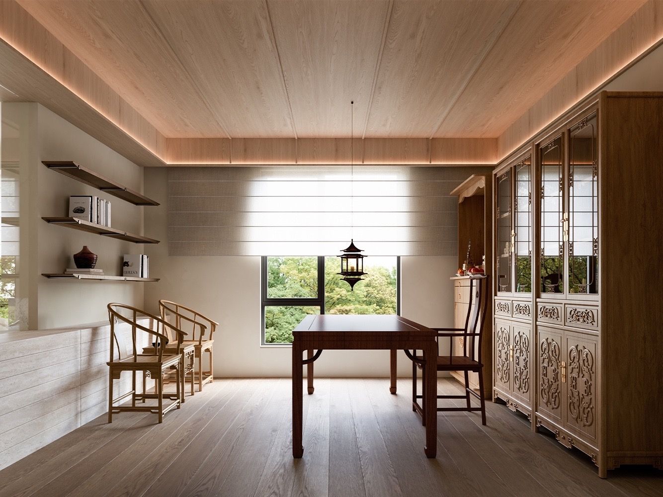 Warm Wood Minimalist Apartment Design | Natural Style Flat Interior - 4