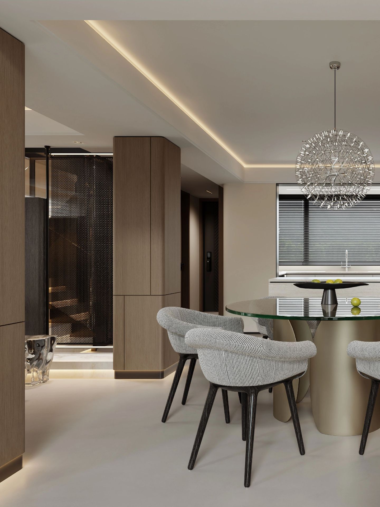 Light Luxury Double-Volume Villa in Johor Bahru | Elegant Bright Interior Design - 10