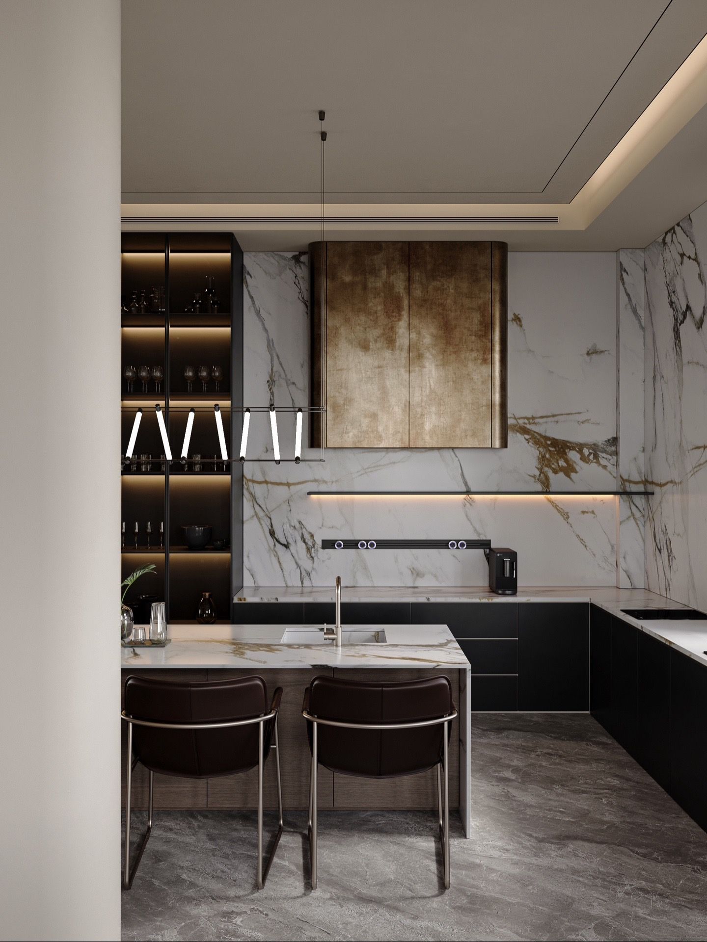 Italian Luxury Double-Volume Villa Design in Guangzhou | 400 sqm Residence - 16