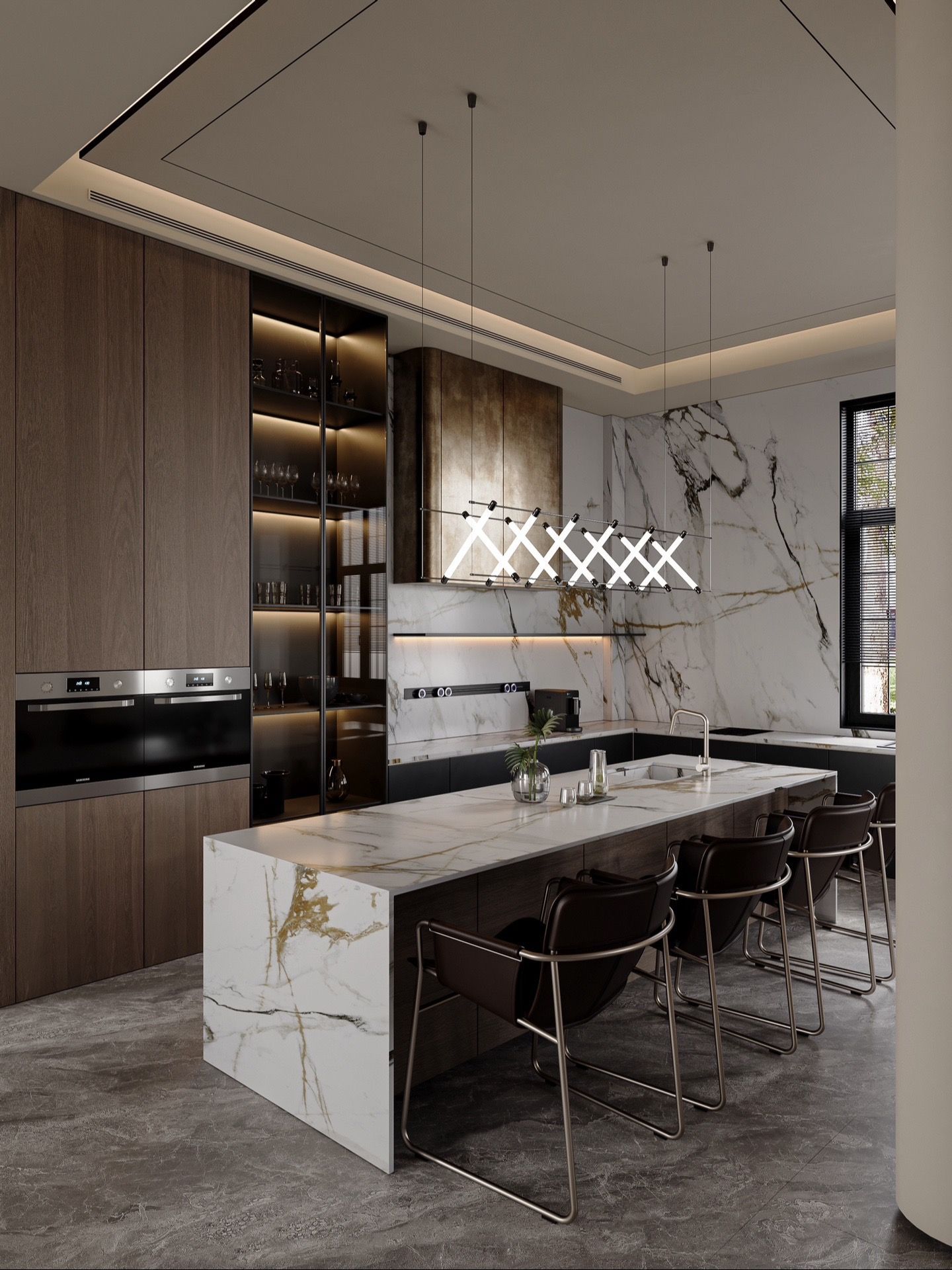 Italian Luxury Double-Volume Villa Design in Guangzhou | 400 sqm Residence - 14