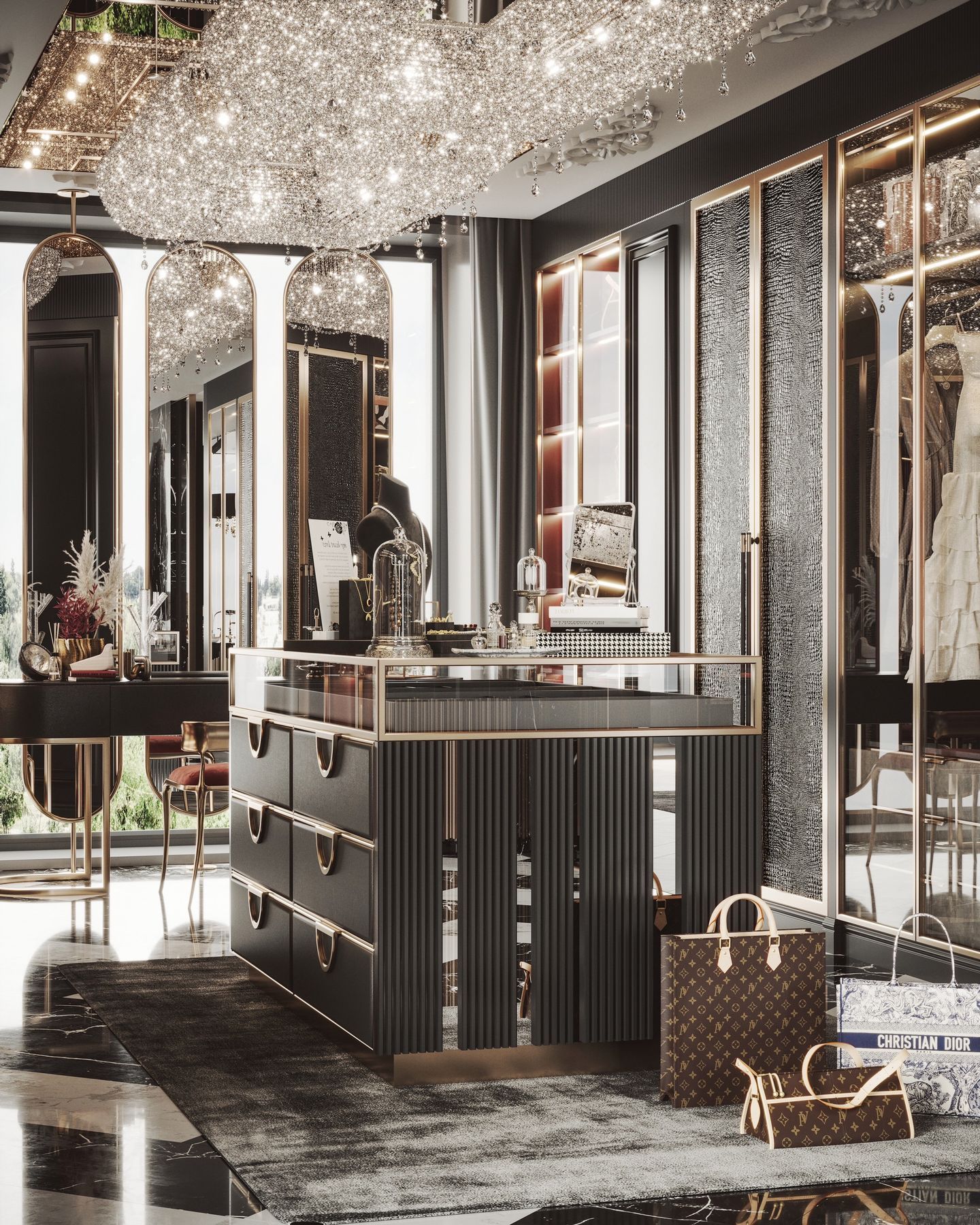 Dark French Luxury Apartment Design in Kuala Lumpur | Elegant High-End Interior - 2