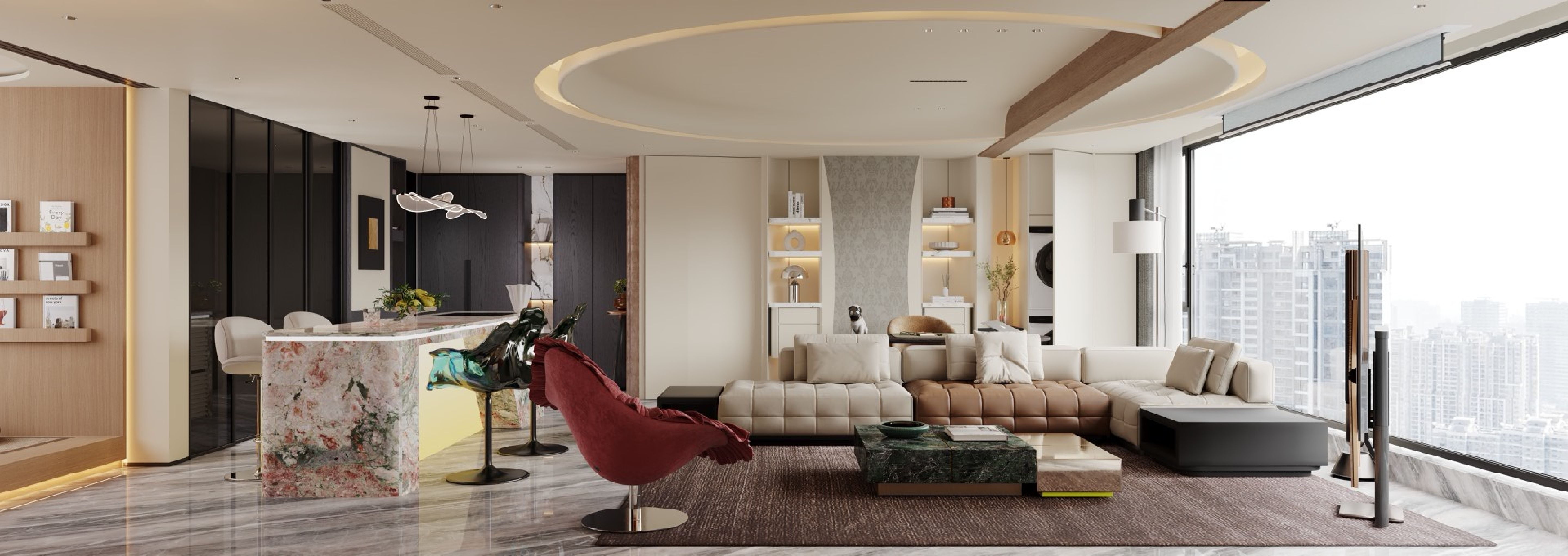 Light Luxury Apartment Design in Malaysia | Spacious Modern Living - 12
