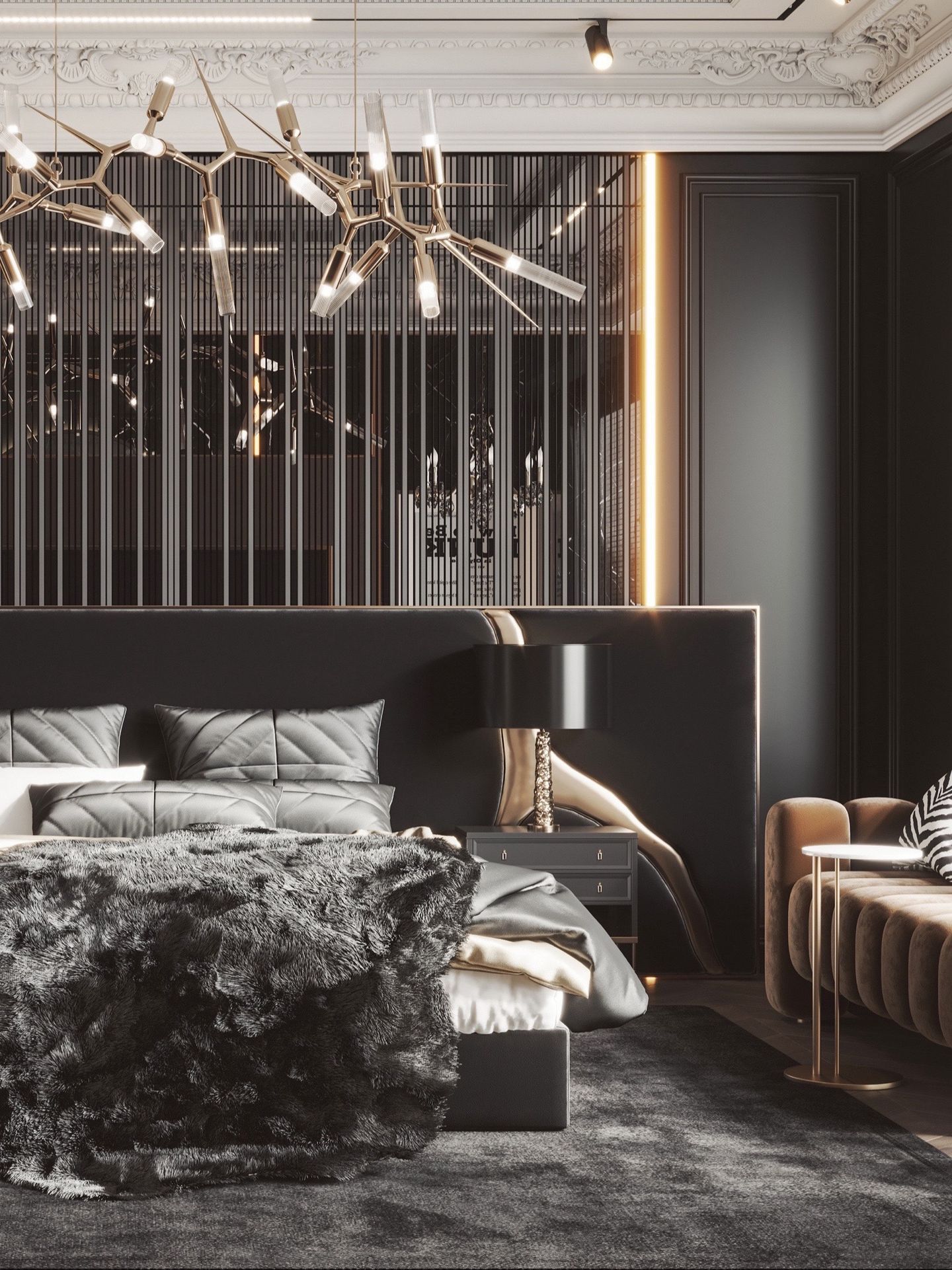 Dark French Luxury Apartment Design in Kuala Lumpur | Elegant High-End Interior - 3