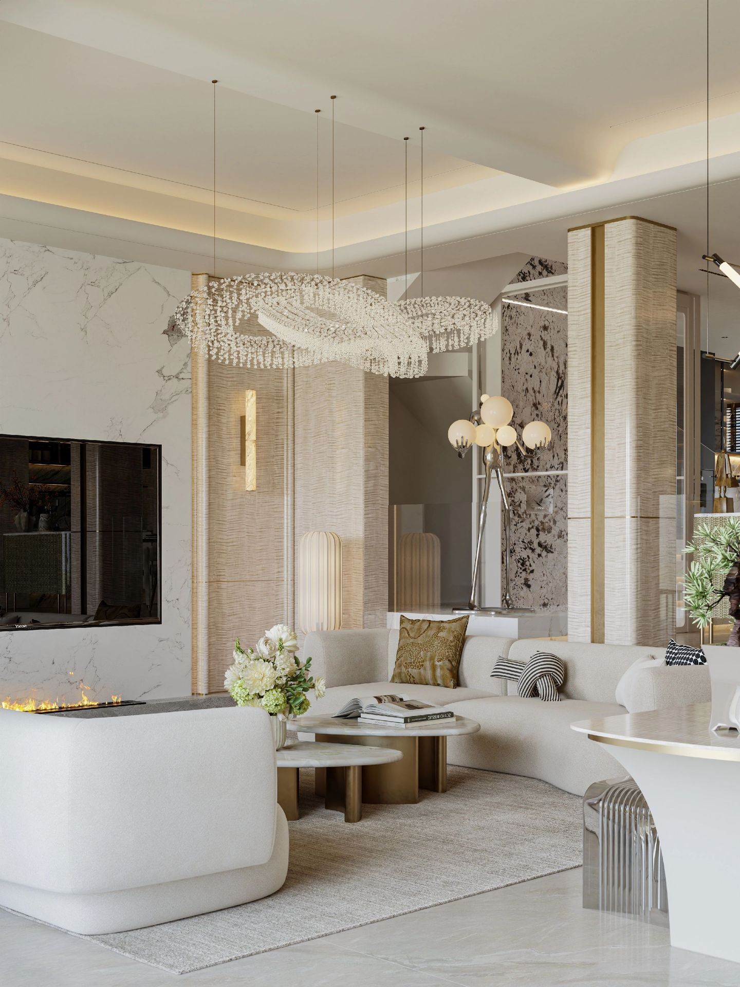 Light Luxury Interior Design in Bangkok | Elegant Modern Living Space - 13
