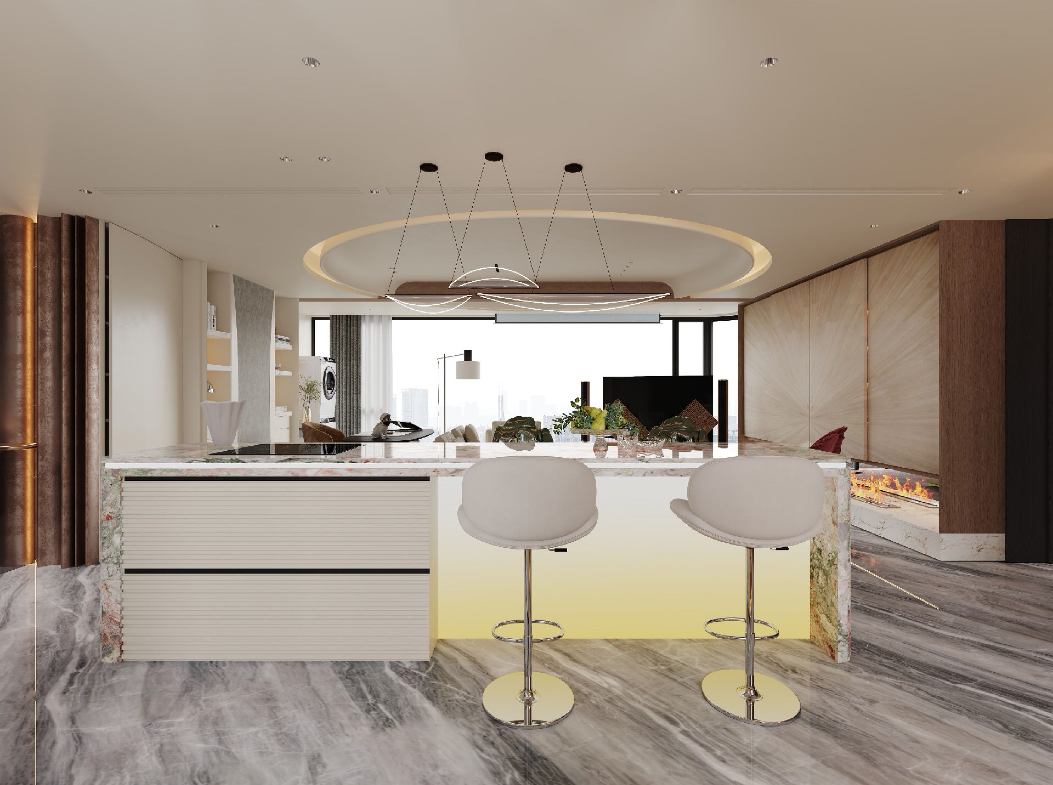 Light Luxury Apartment Design in Malaysia | Spacious Modern Living - 19