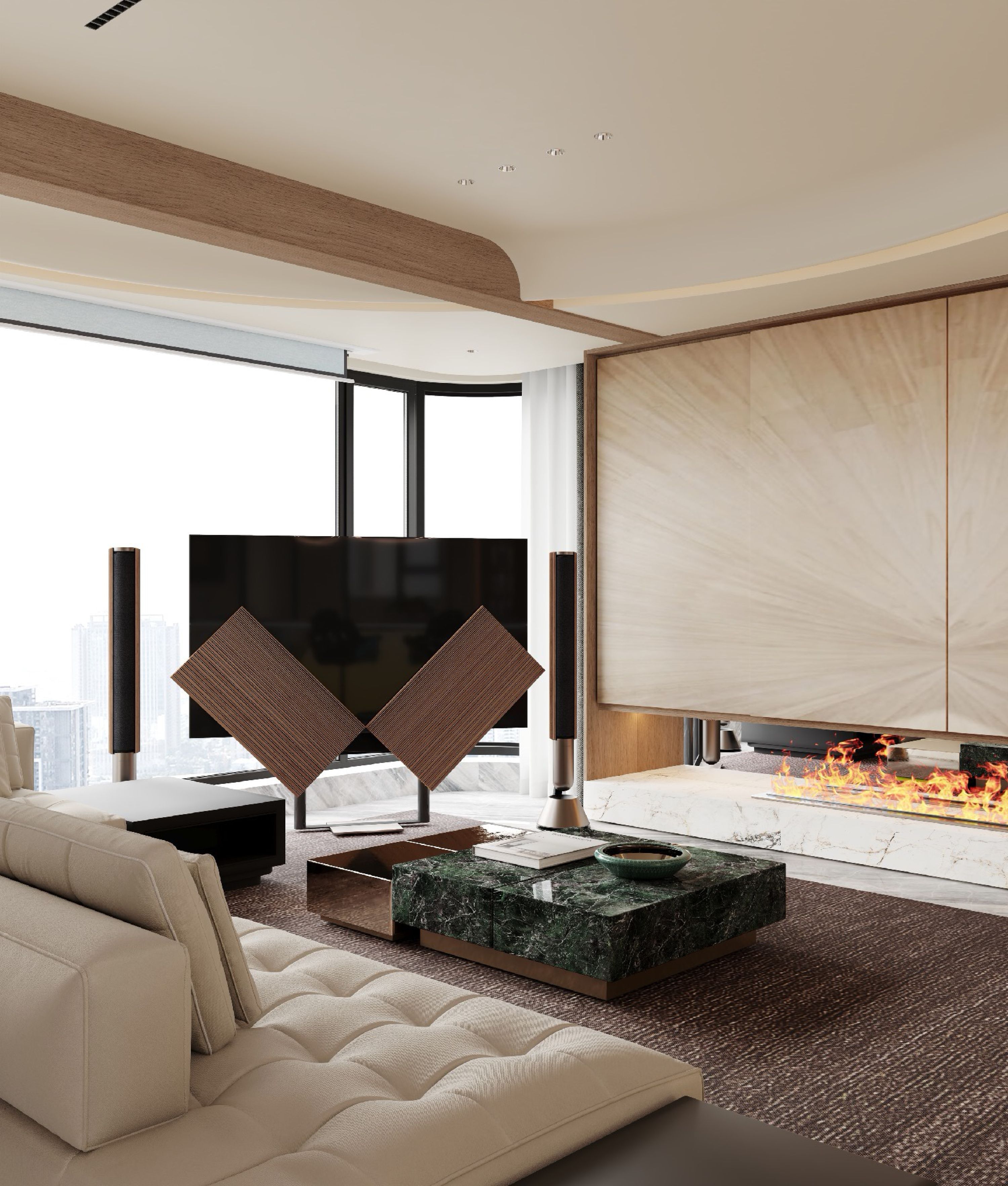 Light Luxury Apartment Design in Malaysia | Spacious Modern Living - 9