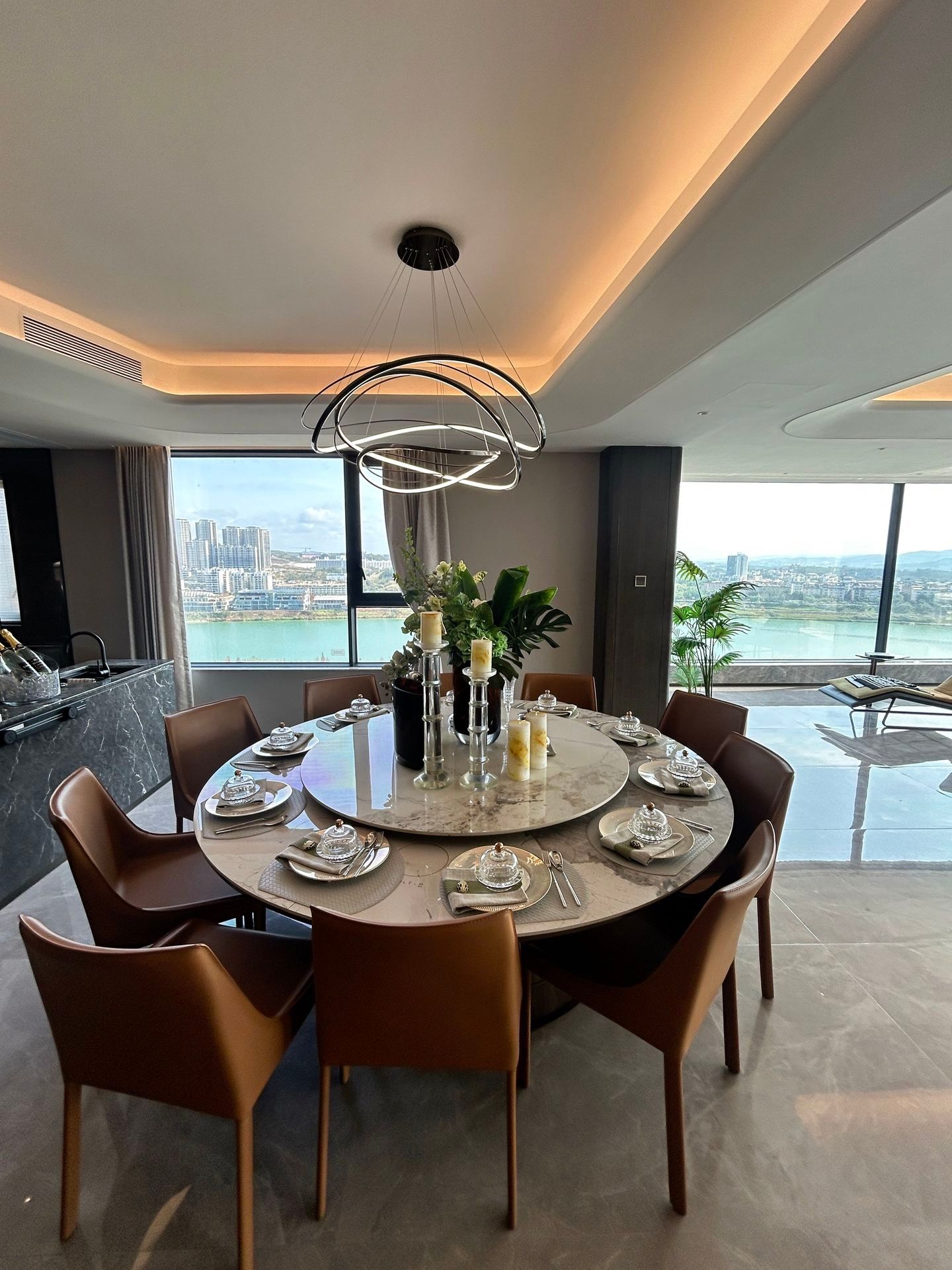 Nanning Grandeur: 288㎡ Modern Luxury Open-Plan Residence - 8