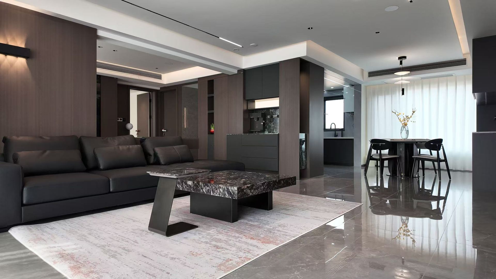 Italian Monolith: 150㎡ Sophisticated Minimalist Residence - 9