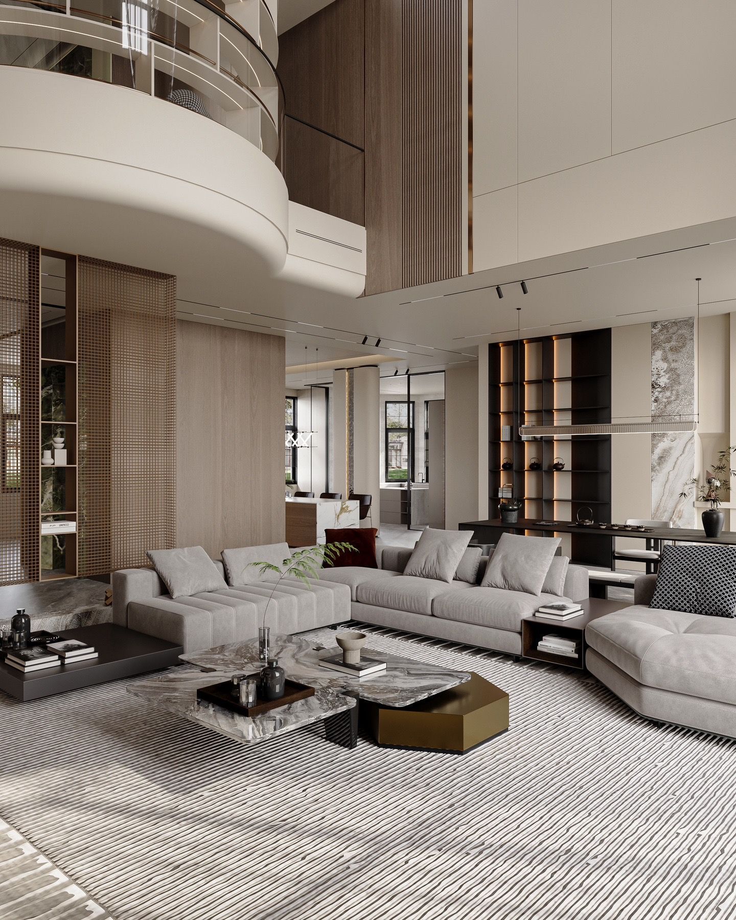 Italian Luxury Double-Volume Villa Design in Guangzhou | 400 sqm Residence - 20