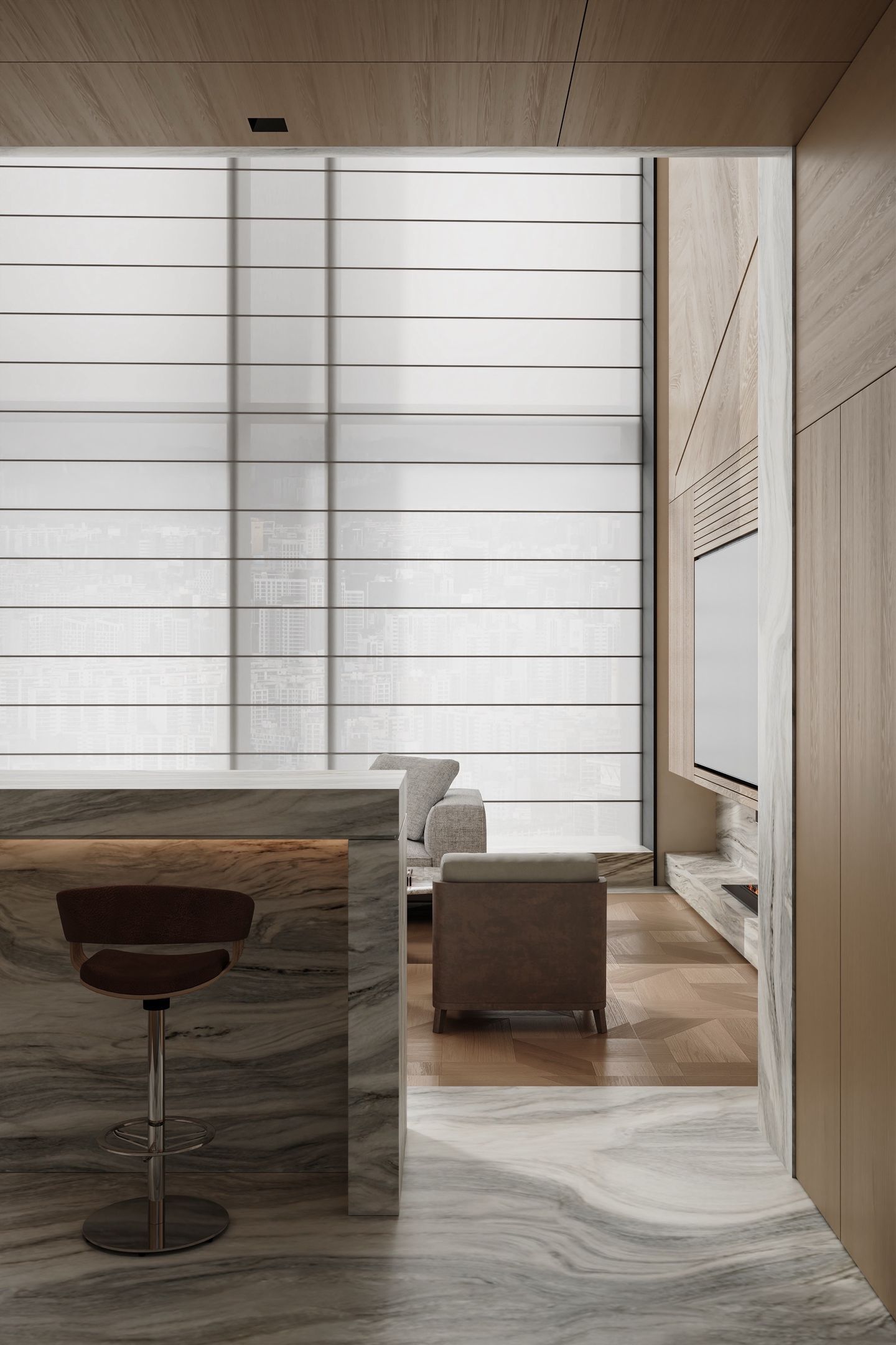 Natural Wood Style Villa Design in Bangkok | 300 sqm Luxury Residence - 17