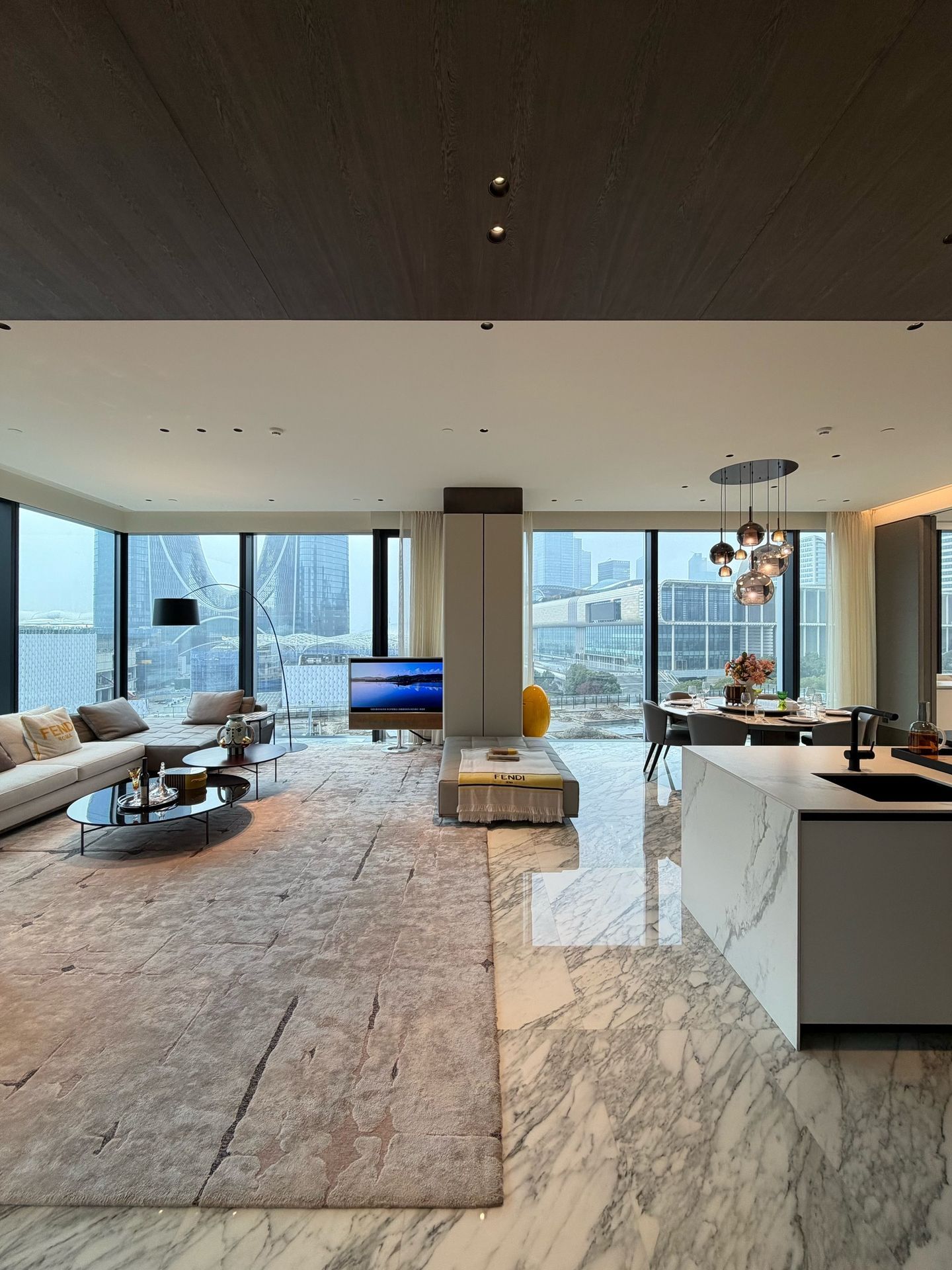 Urban Serenity: 370㎡ Minimalist Luxury Grand Apartment - 6