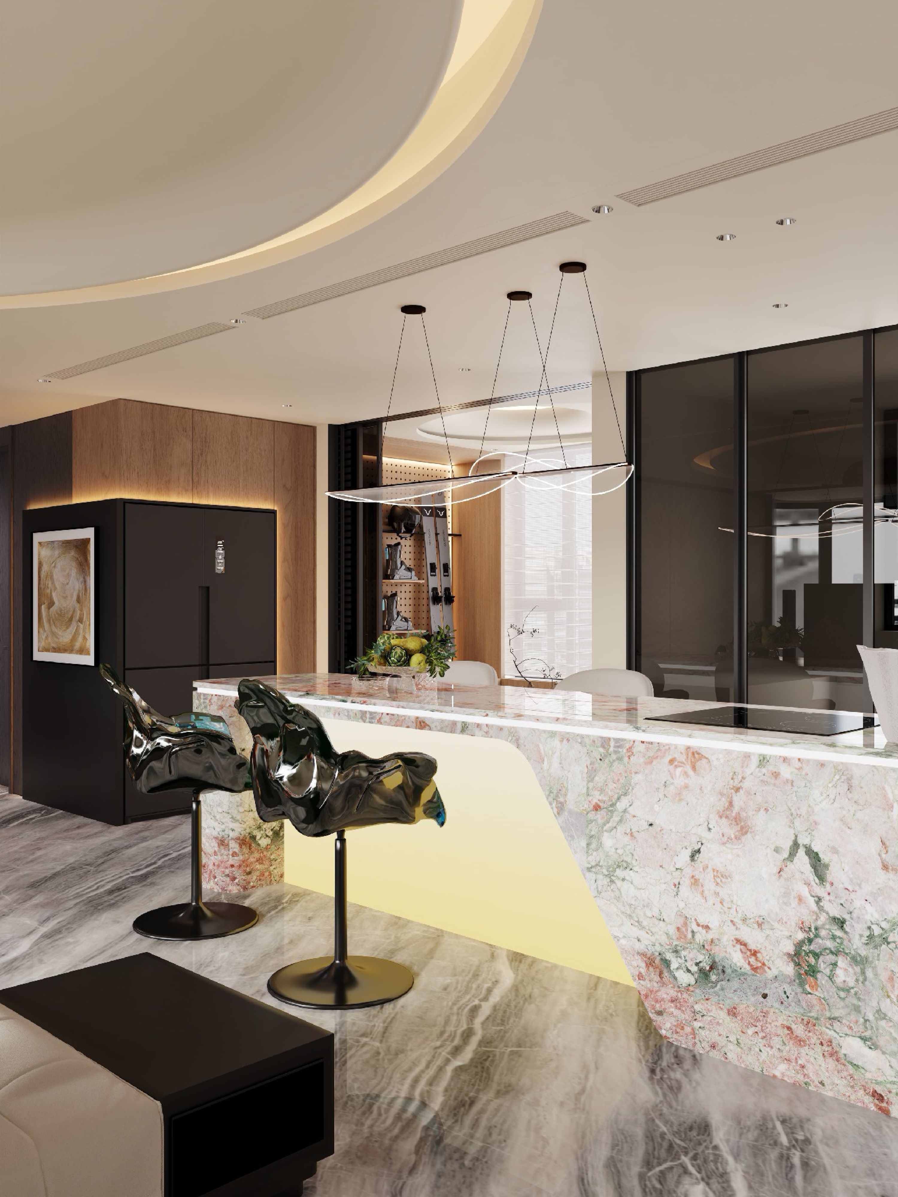Light Luxury Apartment Design in Malaysia | Spacious Modern Living - 18