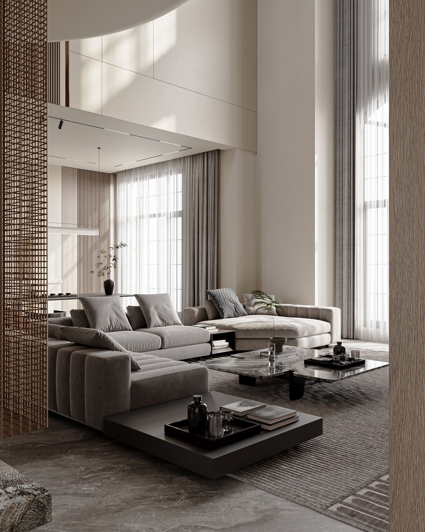Italian Luxury Double-Volume Villa Design in Guangzhou | 400 sqm Residence - 6