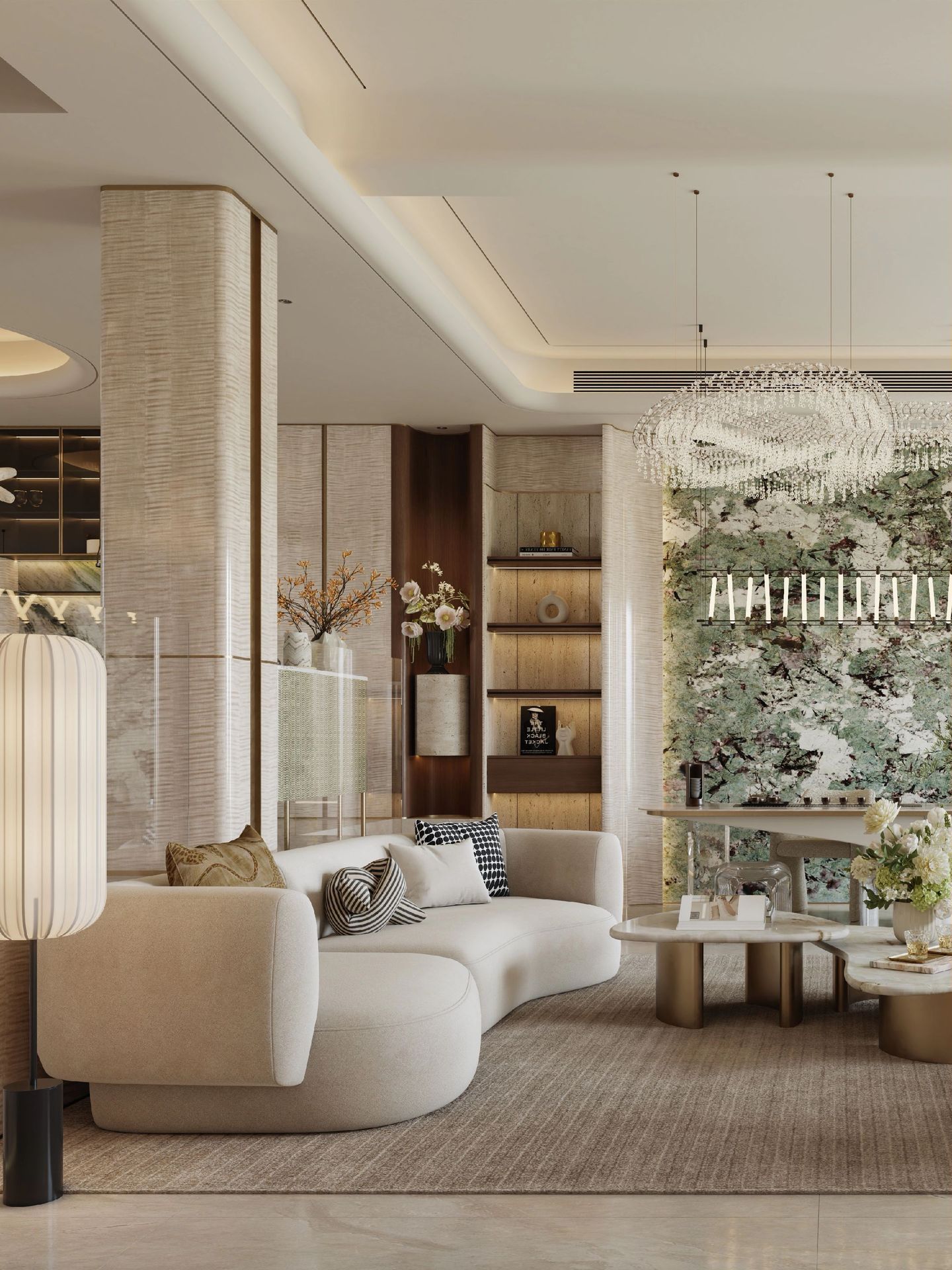 Light Luxury Interior Design in Bangkok | Elegant Modern Living Space - 9