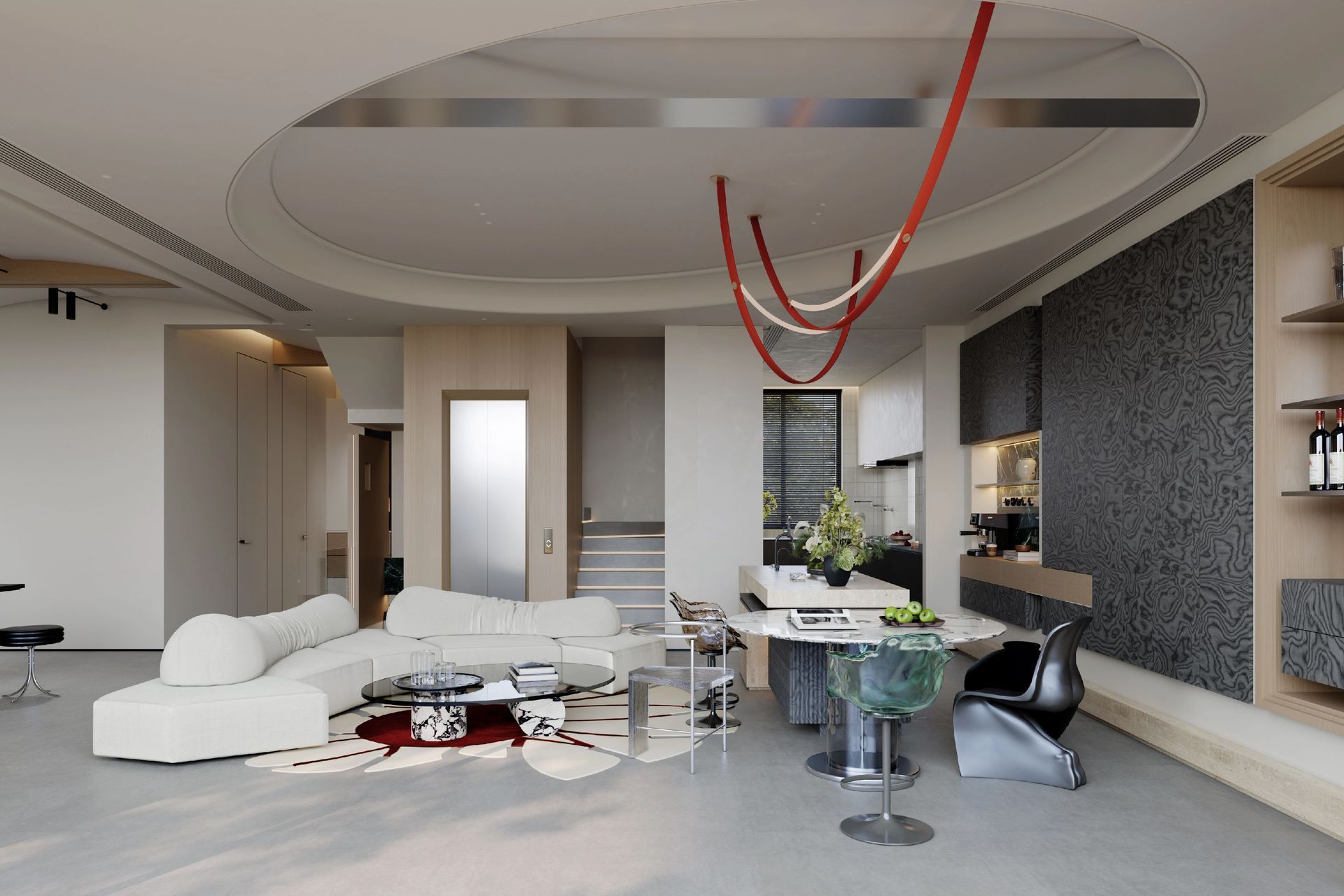 Modern Eclectic Basement Design in Kuala Lumpur | 160 sqm Functional Space - 8