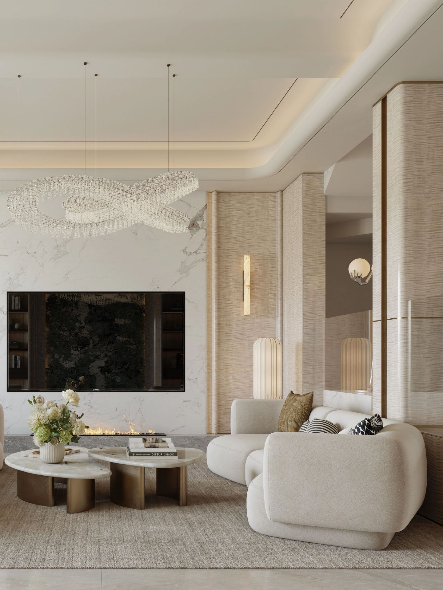 Light Luxury Interior Design in Bangkok | Elegant Modern Living Space - 10