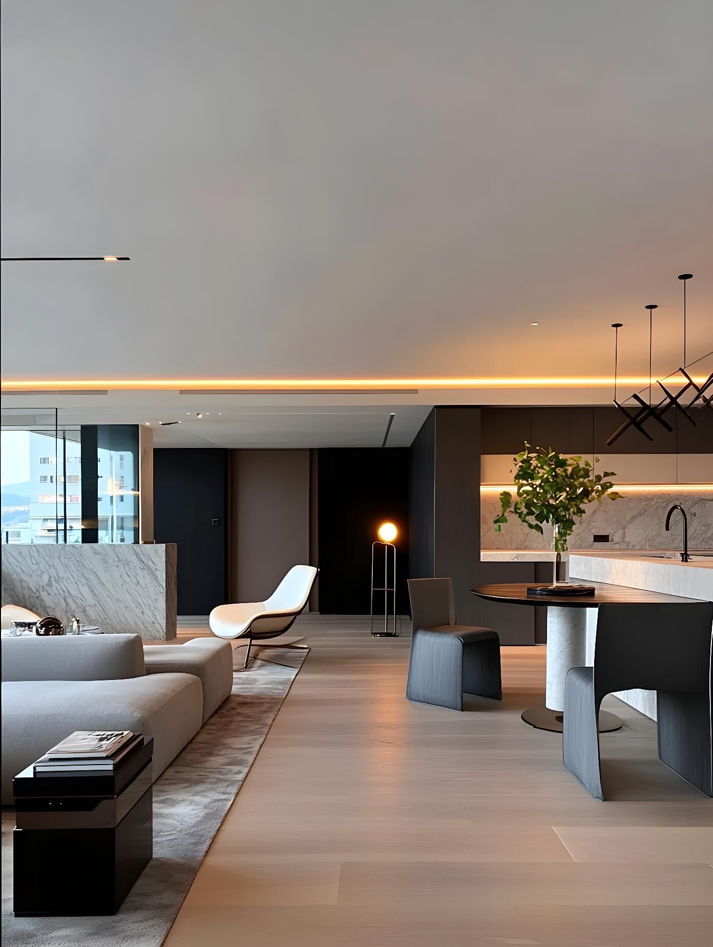Culinary Centerpiece: Modern Residence with Bespoke Island Design