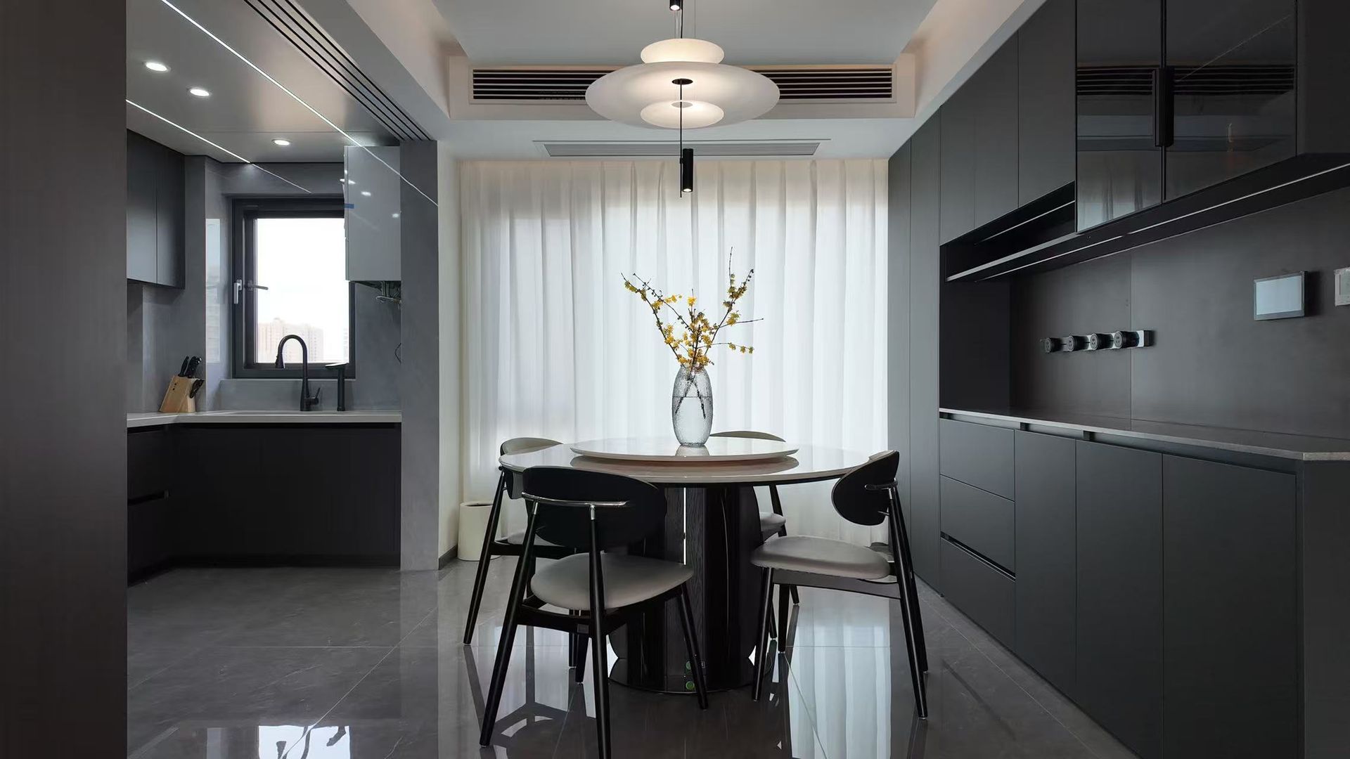 Italian Monolith: 150㎡ Sophisticated Minimalist Residence - 6