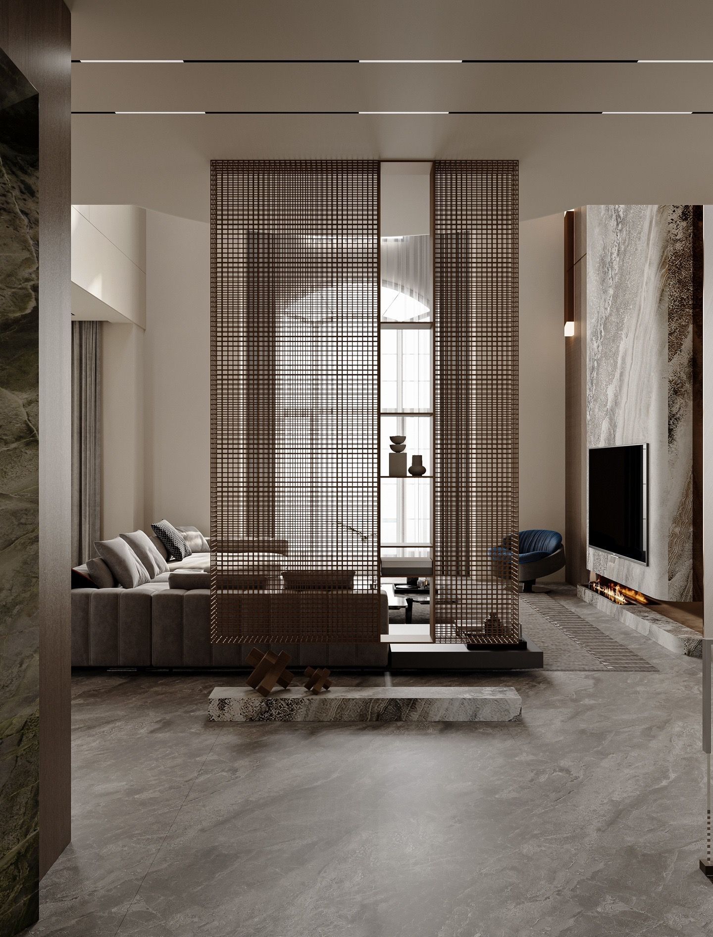 Italian Luxury Double-Volume Villa Design in Guangzhou | 400 sqm Residence - 4