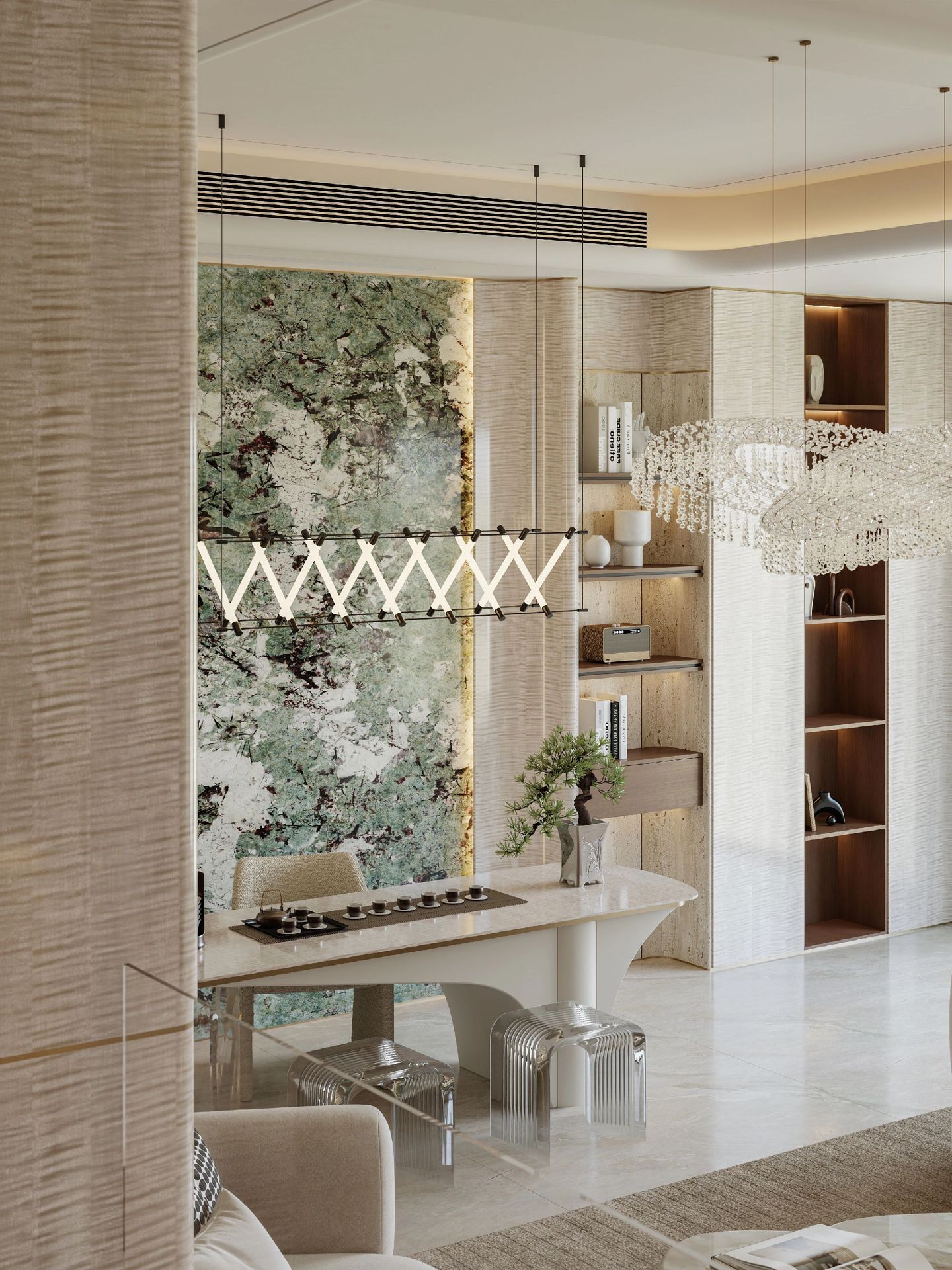 Light Luxury Interior Design in Bangkok | Elegant Modern Living Space - 4