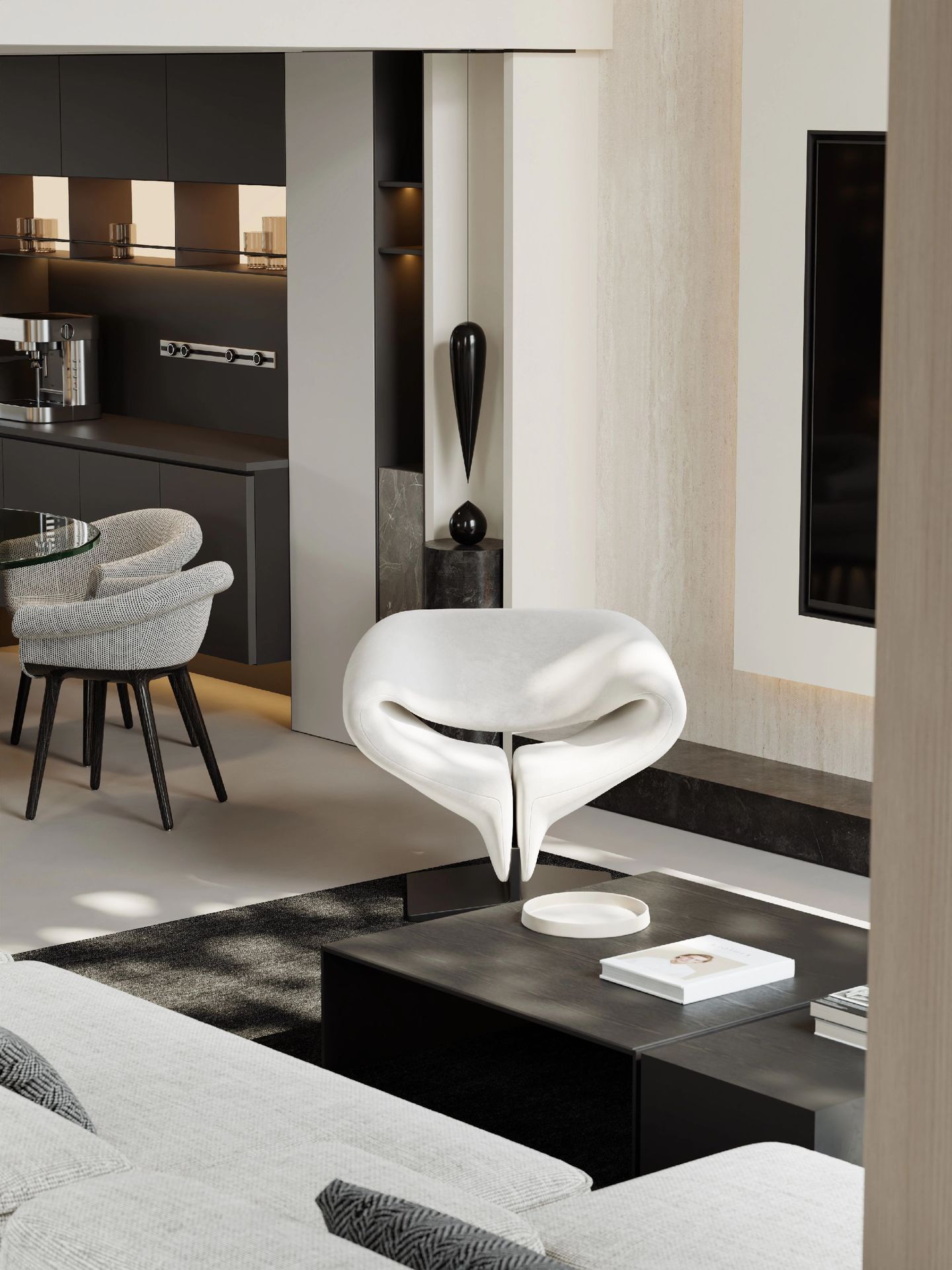 Light Luxury Double-Volume Villa in Johor Bahru | Elegant Bright Interior Design - 15