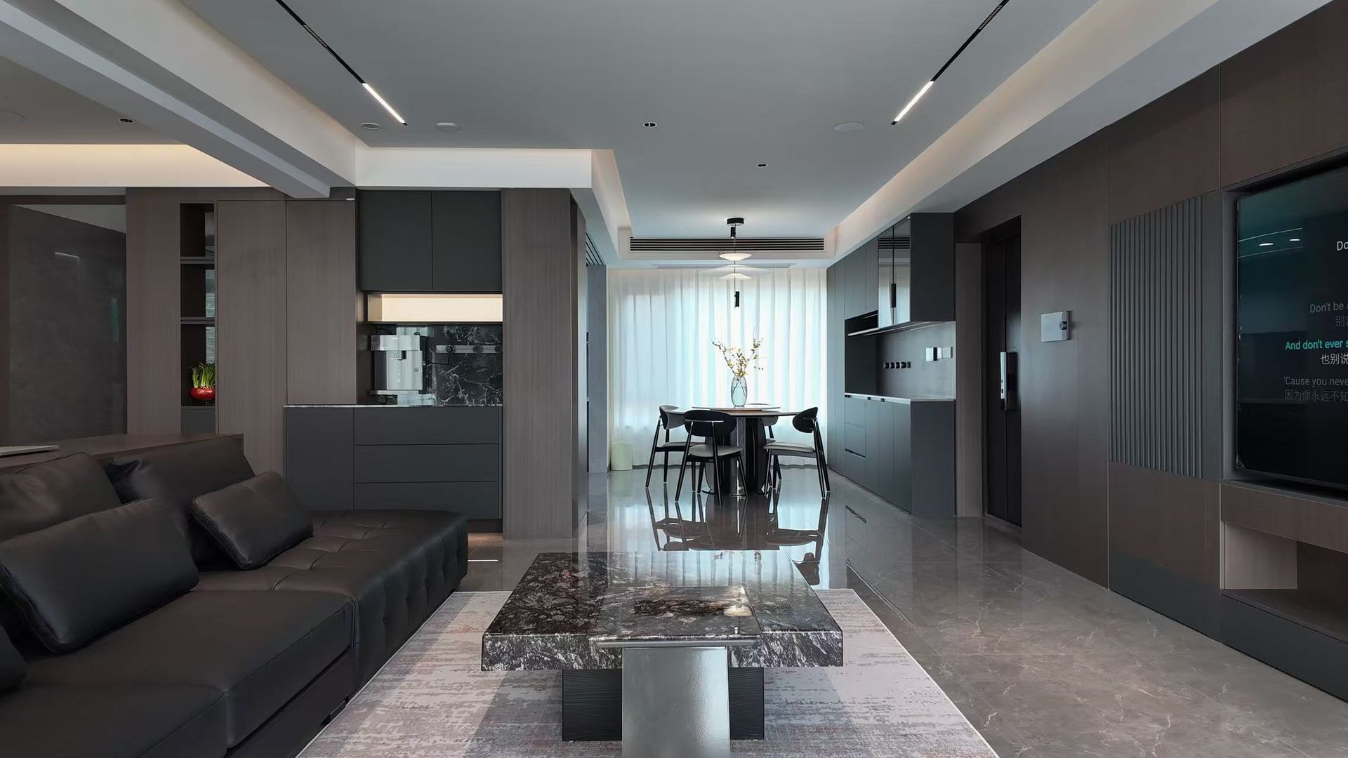Italian Monolith: 150㎡ Sophisticated Minimalist Residence - 5