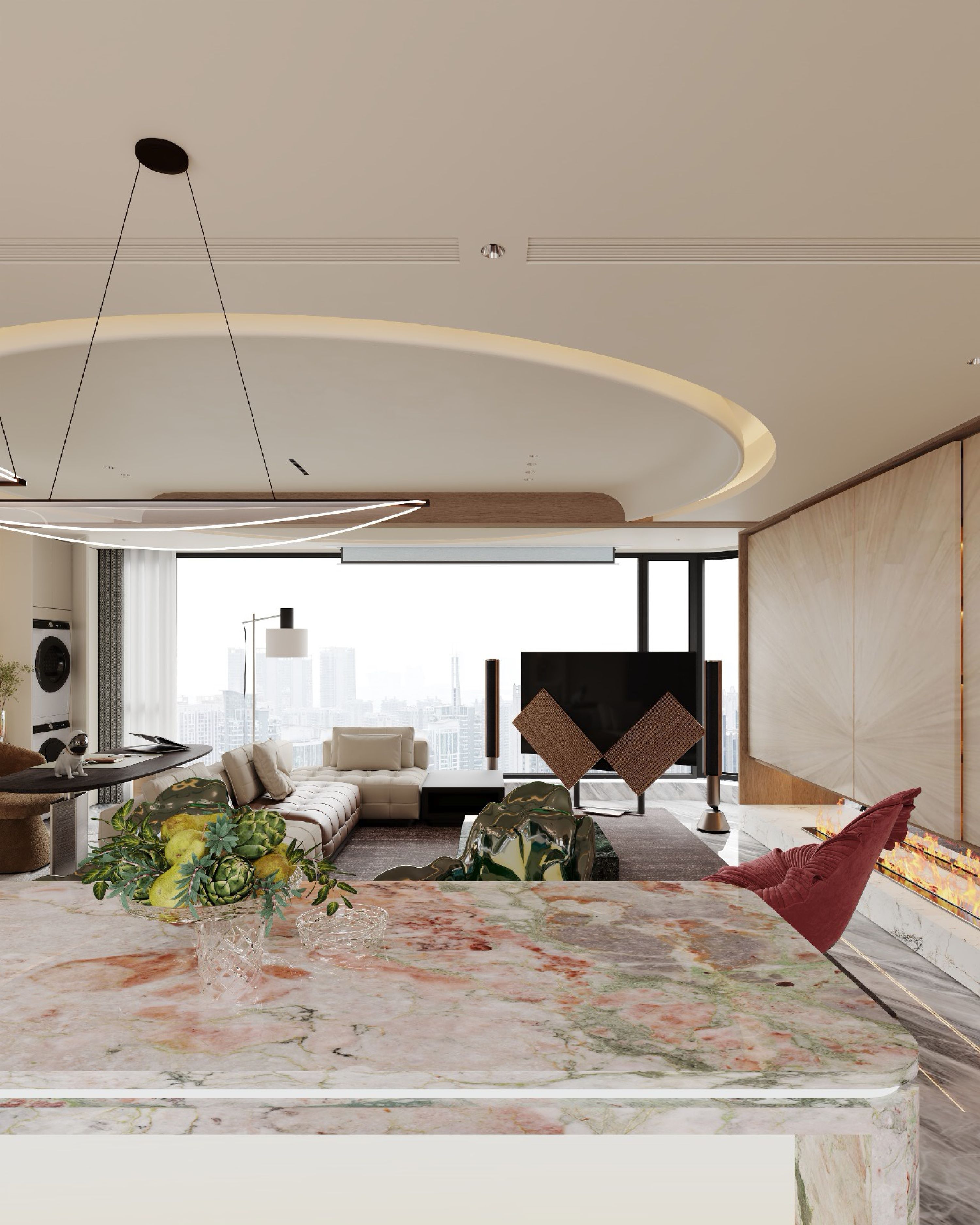Light Luxury Apartment Design in Malaysia | Spacious Modern Living - 17