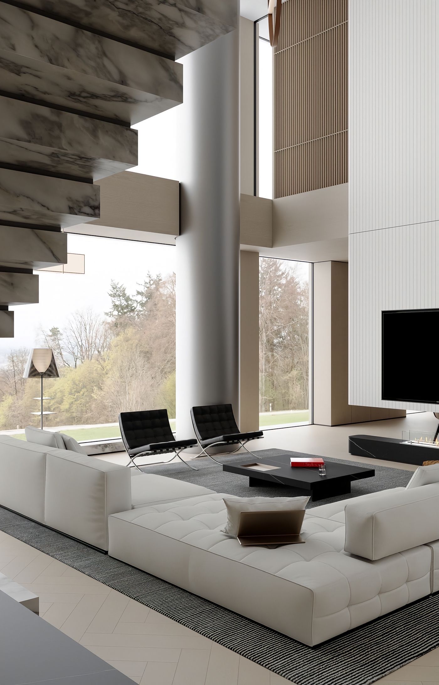 Luxury Double-Volume Villa in Bangkok | 960 sqm Grand Residence Design - 10