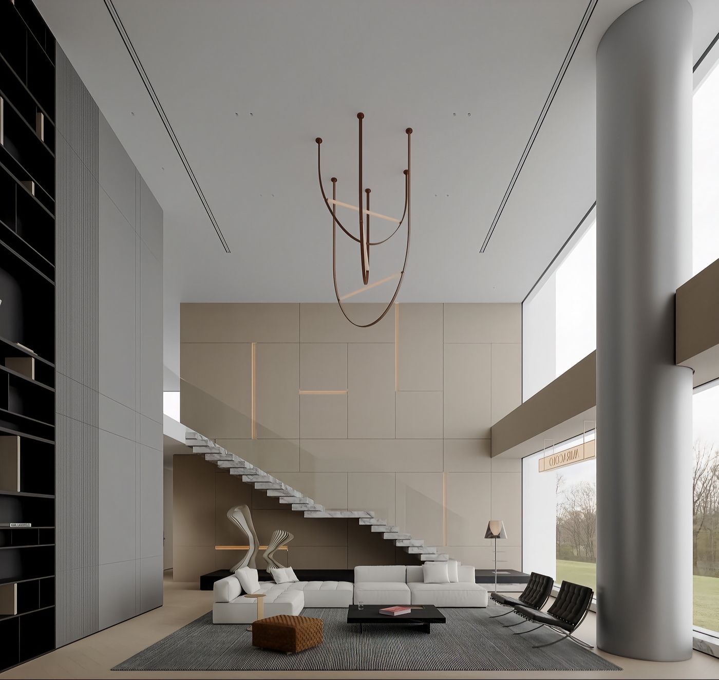 Luxury Double-Volume Villa in Bangkok | 960 sqm Grand Residence Design - 7