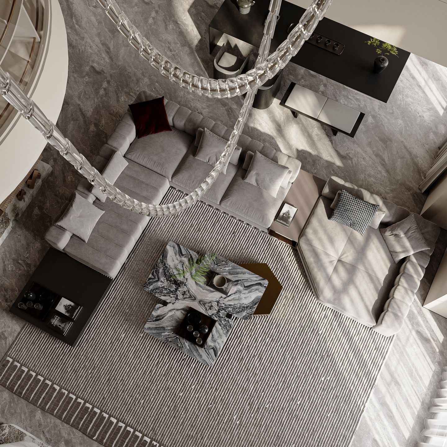 Italian Luxury Double-Volume Villa Design in Guangzhou | 400 sqm Residence - 7