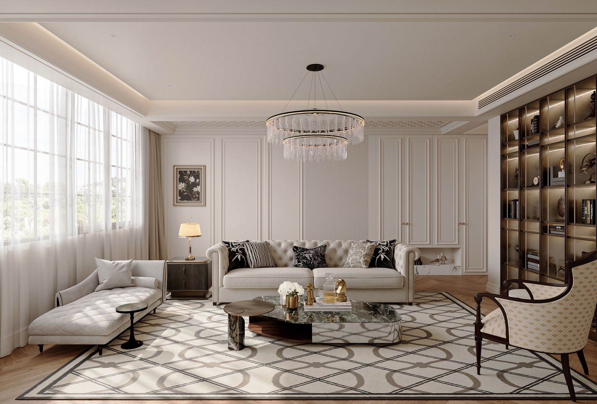 American Light Luxury Interior Design in California | Elegant Residential Project