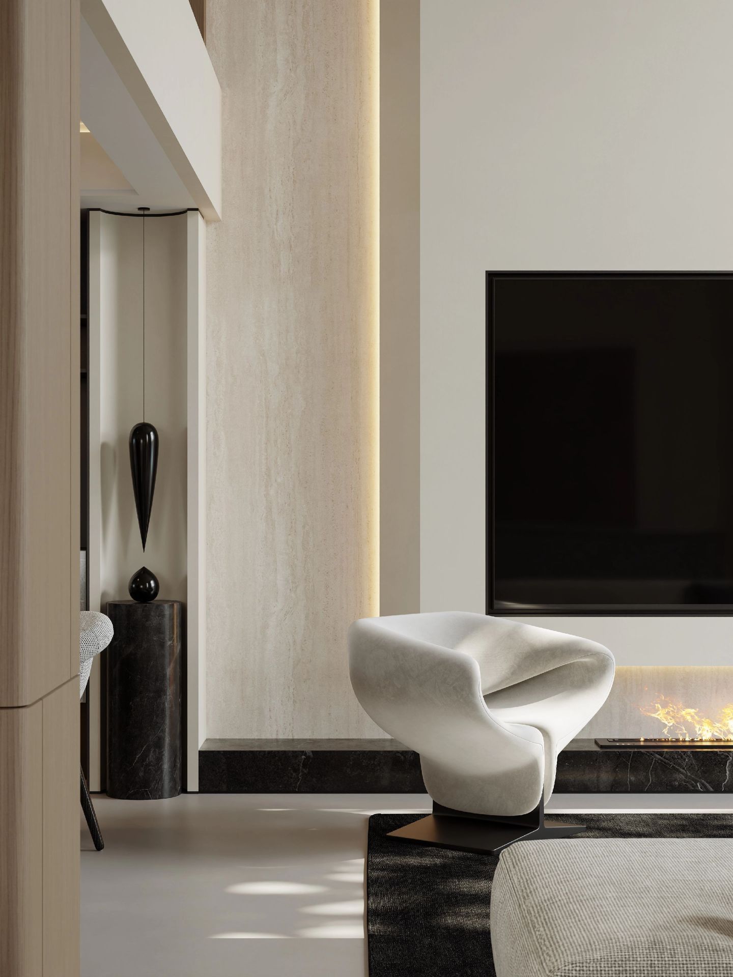 Light Luxury Double-Volume Villa in Johor Bahru | Elegant Bright Interior Design - 16